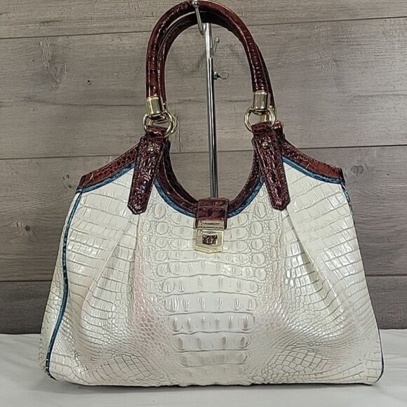 BRAHMIN ELISA PEARL HOBO SATCHEL - Picture 1 of 8